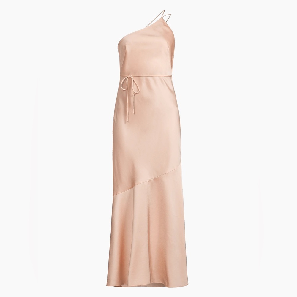 Significant Other Lana One-Shoulder Satin Dress